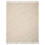 LR Home Soft Luxury Handmade Boho Striped Throw Blanket with Fringe