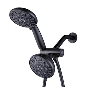 7-Spray Patterns with 1.8 GPM 4.5 in. Wall Mount Rain Fixed Shower Head in Oil Rubbed Bronze
