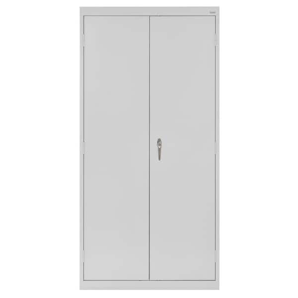 Classic Series Preassembled Steel Garage Freestanding Cabinet in Dove Gray ( 36 in. W x 72 in. H x 24 in. D )