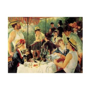 Luncheon of the Boating Party by Pierre Renoir Floater Frame People Wall Art 19 in. x 14 in.