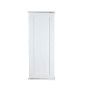 Sarasota 15.5 in. W x 43.5 in. H x 3.25 D White Enamel Wood Surface Mount Wall Cabinet