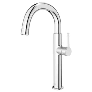 Studio S Single-Handle Bar Faucet with Pull Down Spray Handle in Polished Chrome