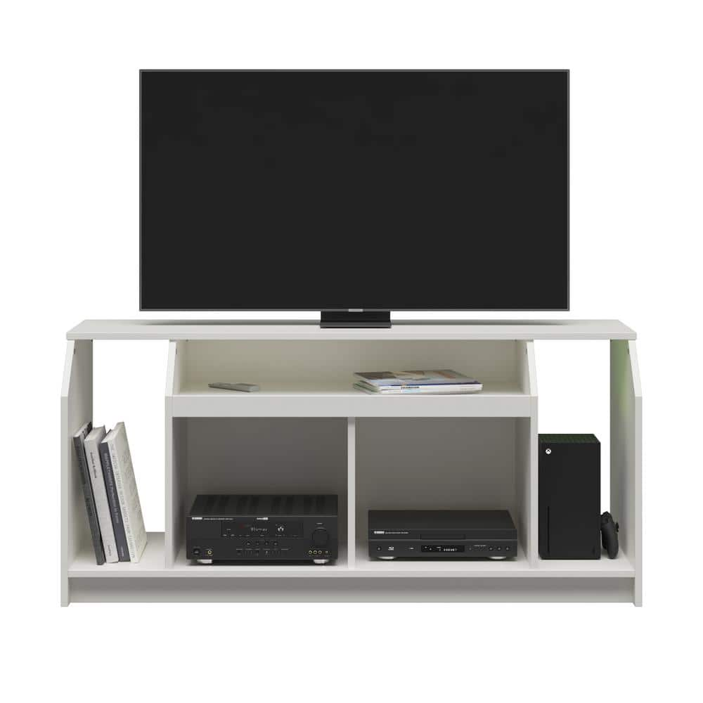 Ameriwood Home Ameriwood Home Cantell White TV Stand for TVs up to 59 ...