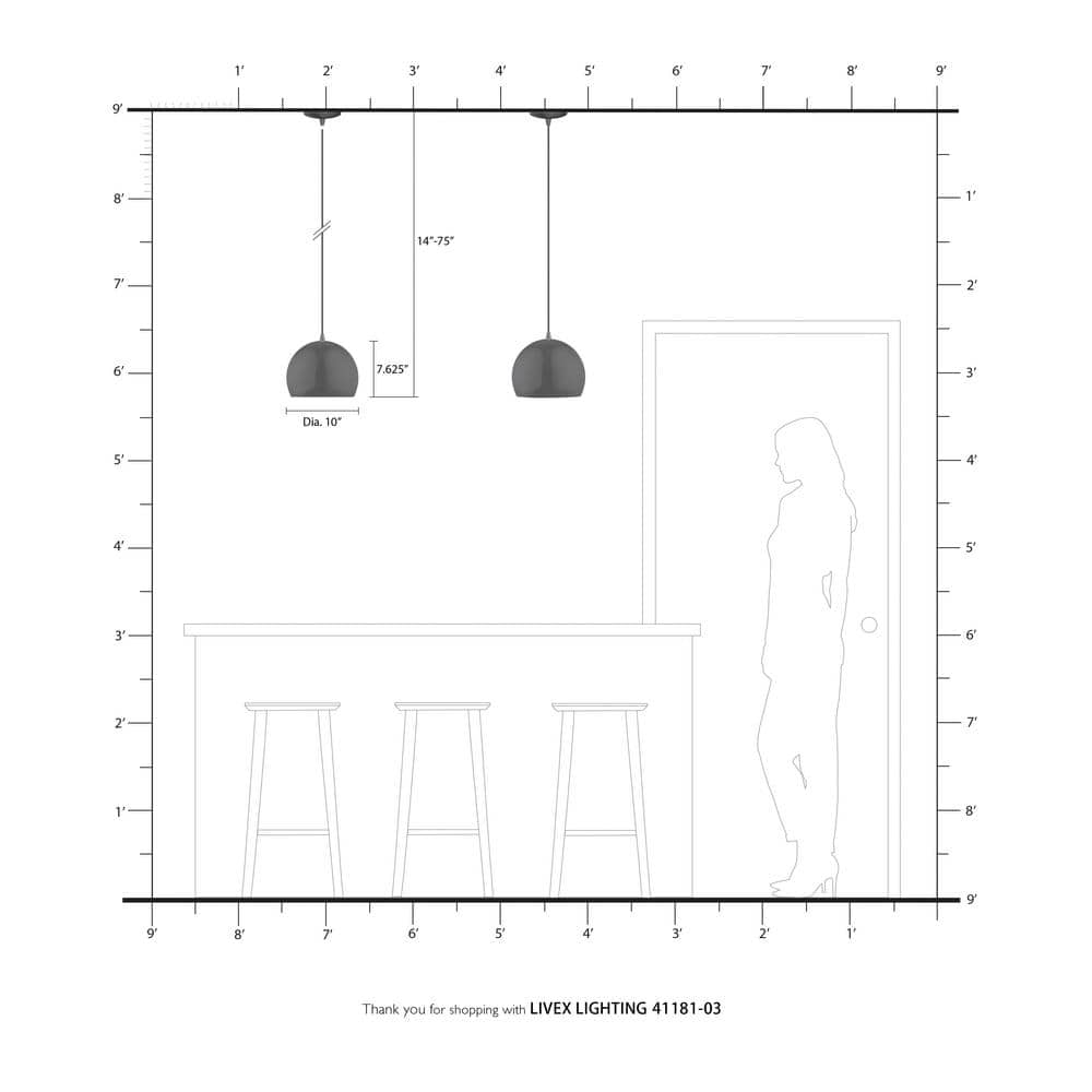 Contemporary 1-Light Mini Pendant in White with Gold Interior Finish