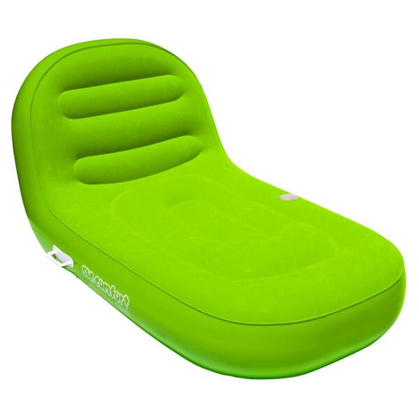 Airhead Sun Comfort Lime Green Cool Suede Chaise Lounge