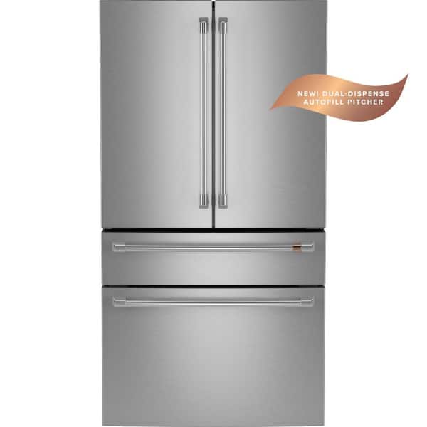 GE Profile 25.8-cu ft-Door French Door Refrigerator with Ice Maker  (Stainless Steel) at