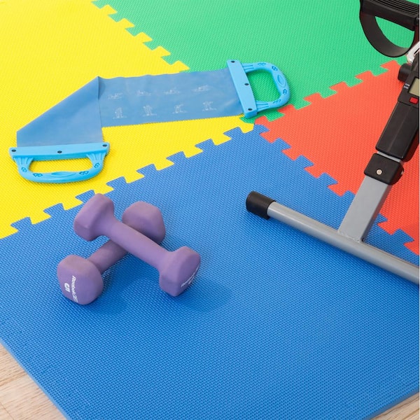 ISO Interlocking Heavy Duty Rubber Gym Mats Puzzle Tiles