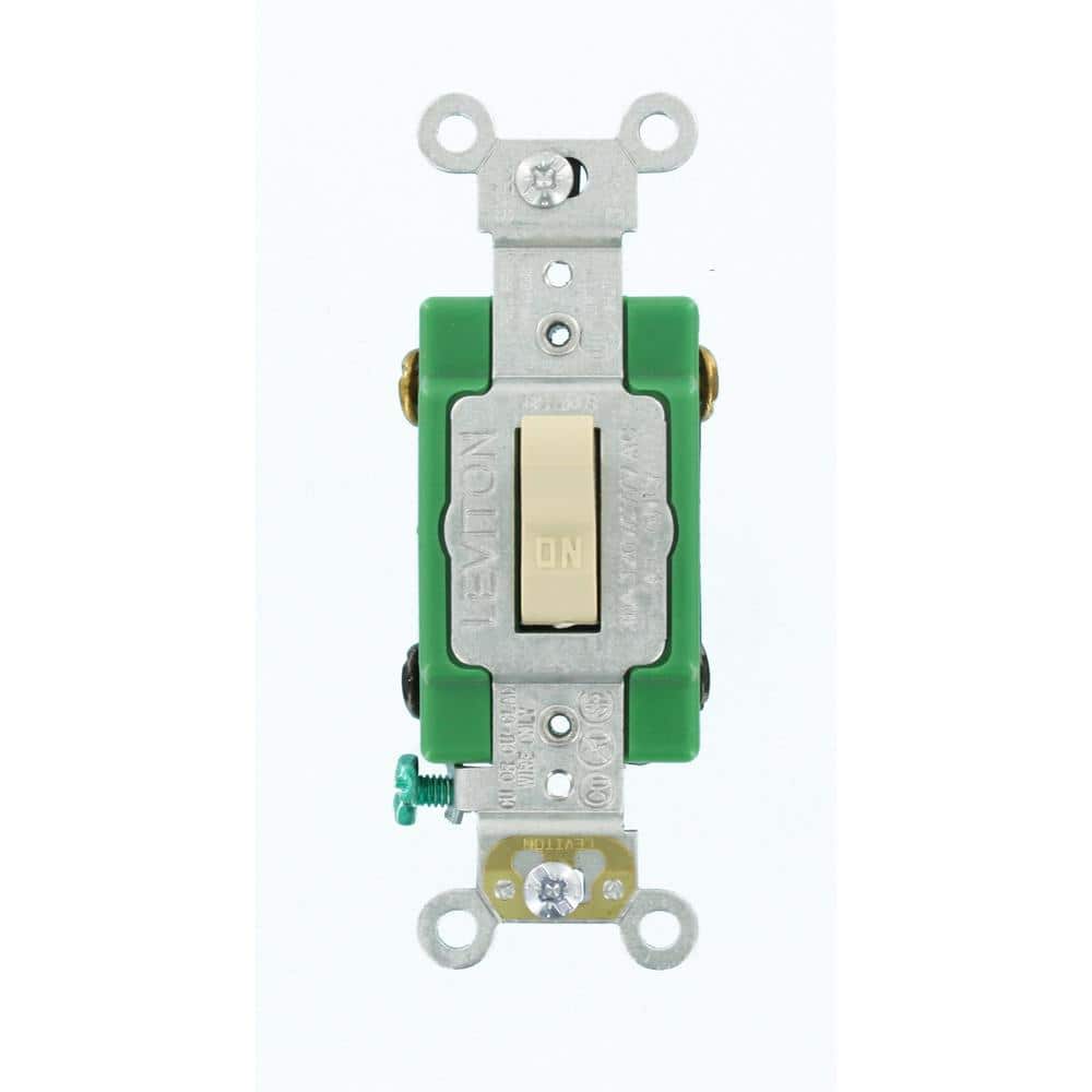 30 Amp Industrial Grade Heavy Duty Double-Pole Toggle Switch, Ivory 3032-2I price history on PriceWatchPro