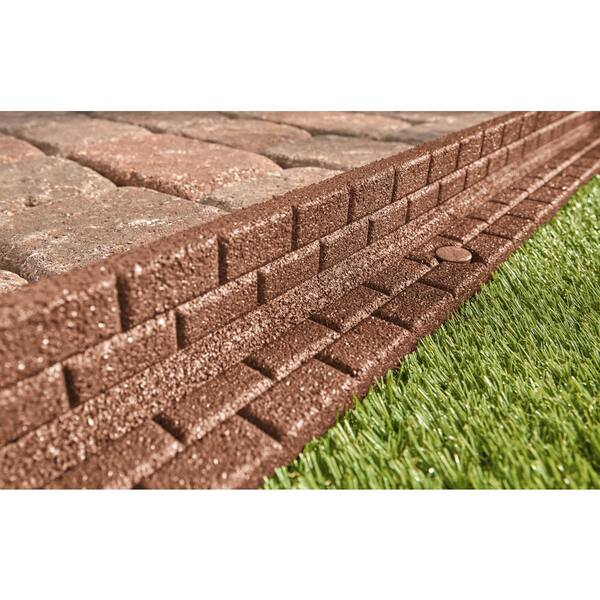 3 12 2021 Ecoborder Brown L Shaped Landscape Edging 6 Pack