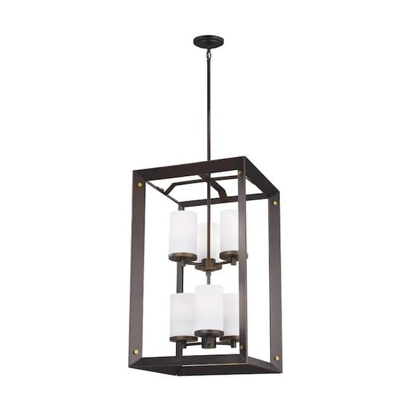 Generation Lighting Chatauqua 6-Light Antique Bronze Pendant