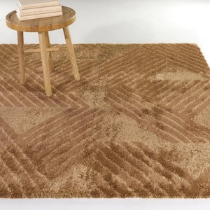 Deane Brown 5 ft. x 7 ft. Striped Area Rug