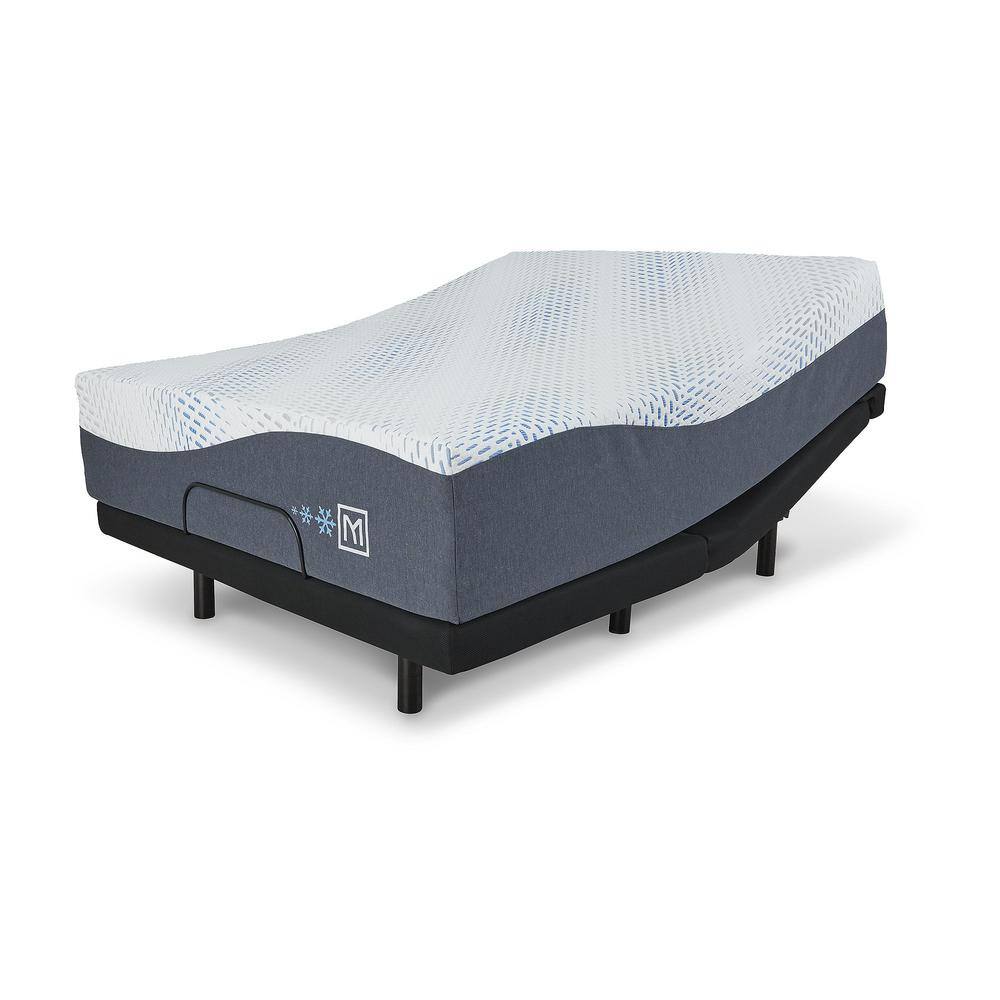 Queen White Gel Memory Foam Adjustable Bed Mattress