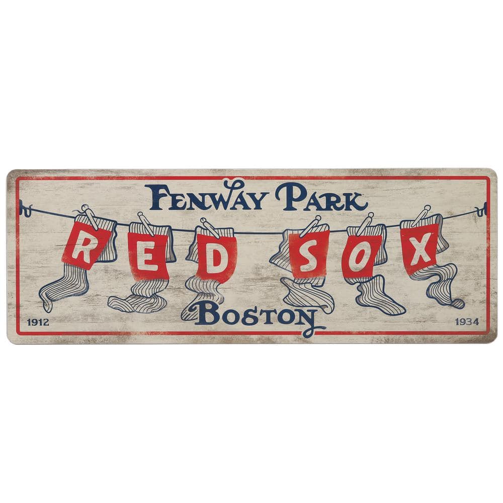 Open Road Brands Boston Red Sox Vintage Ticket Office Wood Wall Decor  90182309-s - The Home Depot