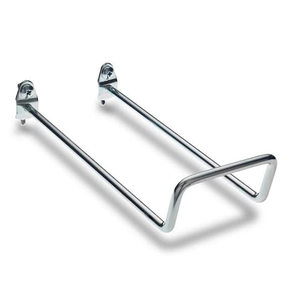 8in. 30 Degree Bend 2-3/4in. I.D. Zinc Plated Steel Double Closed End Loop Pegboard Hook (5-Pack)