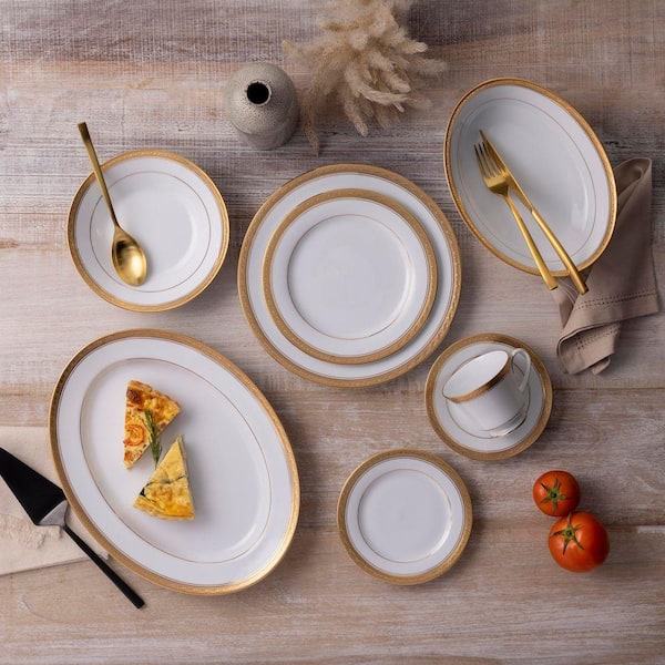 Noritake Crestwood Gold 9.75 in., 32 fl. oz. (Gold) Porcelain