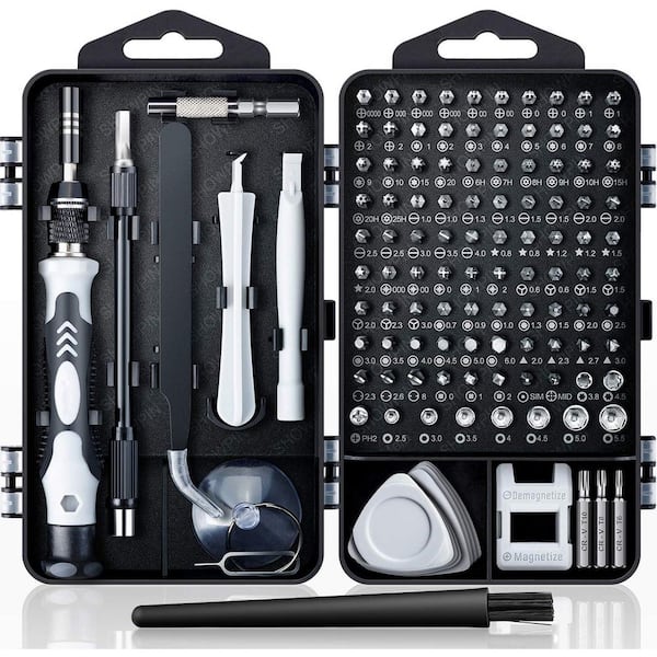 Lukyamzn 122 in 1 Precision Screwdriver Kit with 101 Magnetic Drill Bits for Electronics Tablet PC iPhone PS4 Repair