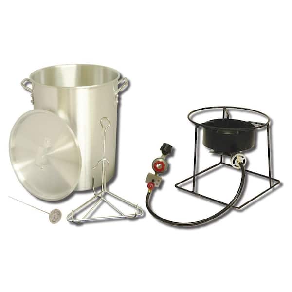 King Kooker 38,000 BTU Propane Gas Outdoor Turkey Fryer with 29 qt. Pot and Battery Operated Timer