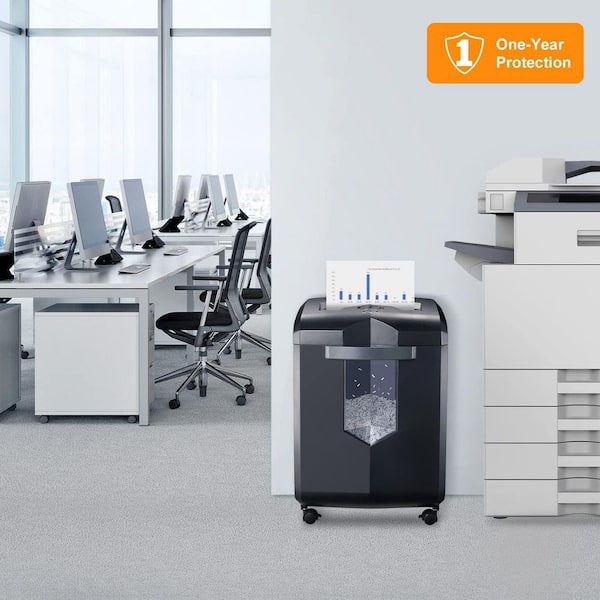 Yichuhaoxi 14-Sheet Microcut Paper Shredder, 60-Minute Home Office