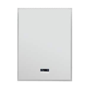 Immersion 30 in. W x 40 in. H Rectangular LED Light Frameless Anti-Fog and Bluetooth Bathroom Vanity Wall Mounted Mirror