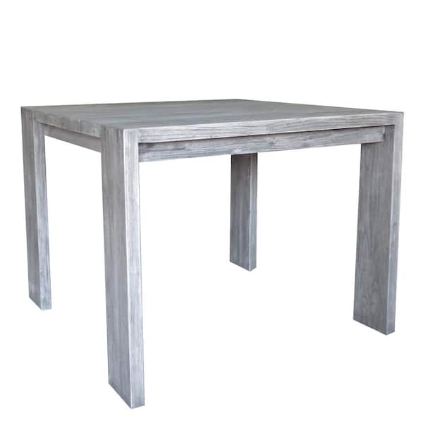 Ralph Natural Wood 39.11 in. 4 legs Dining Table Seats 4