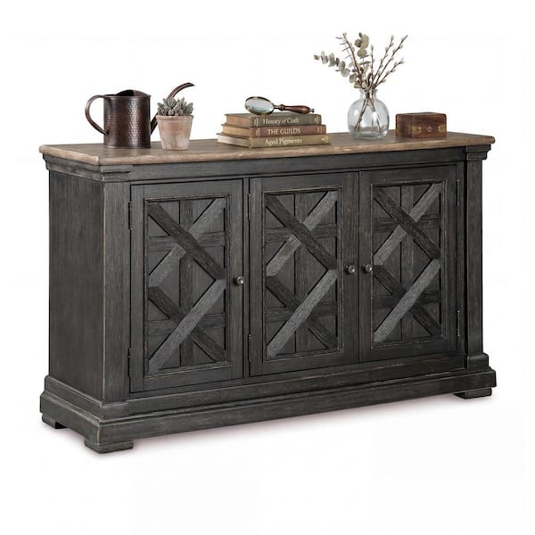 Signature DESIGN BY ASHLEY Tyler Creek Casual Black/Gray MDF 57.88