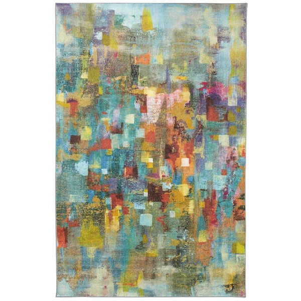 Mohawk Home Confetti Multi 4 ft. x 5 ft. Abstract Area Rug