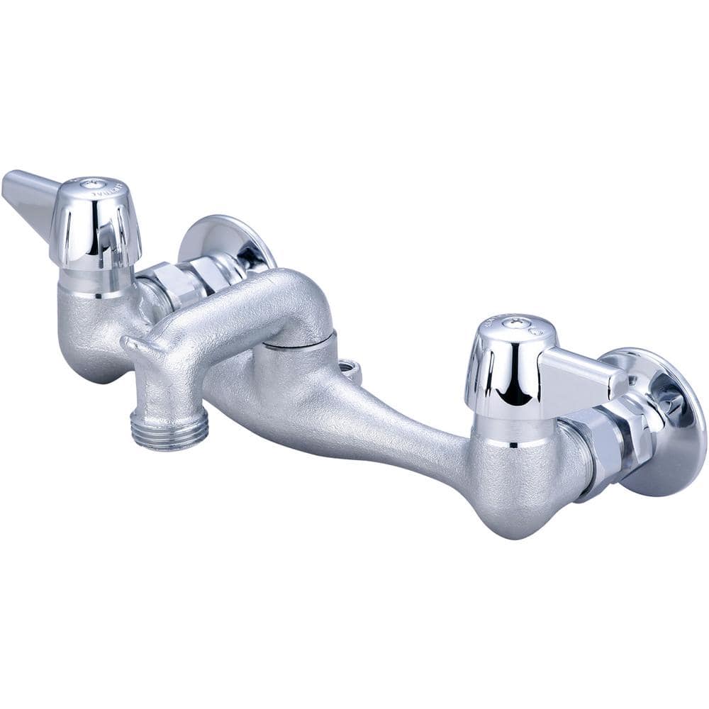 Central Brass SingleHandle Wall Mounted Lawn Utility Faucet in Rough