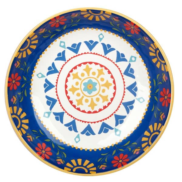 Certified International Spice Love 122.70 fl. oz. Multi-Colored Earthenware Serving Bowl