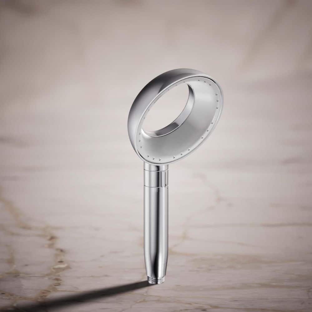 Polished Chrome Wall Mounted Handheld Shower Head