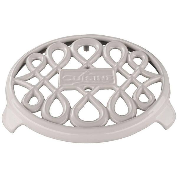La Cuisine Cast Iron Non-slip Cream Trivet
