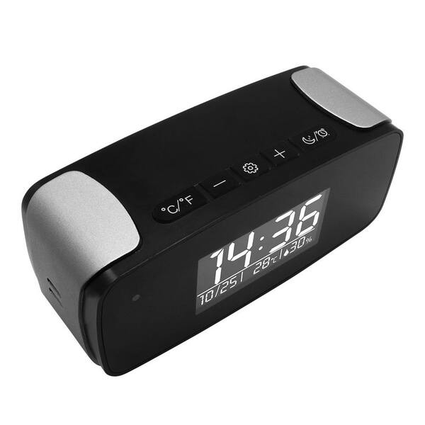 Unbranded - Mini Alarm Clock Hidden Camera with Wi-Fi, Nightvision, and HD Streaming