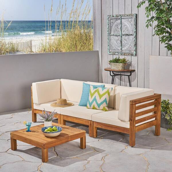 2 seater wooden patio set