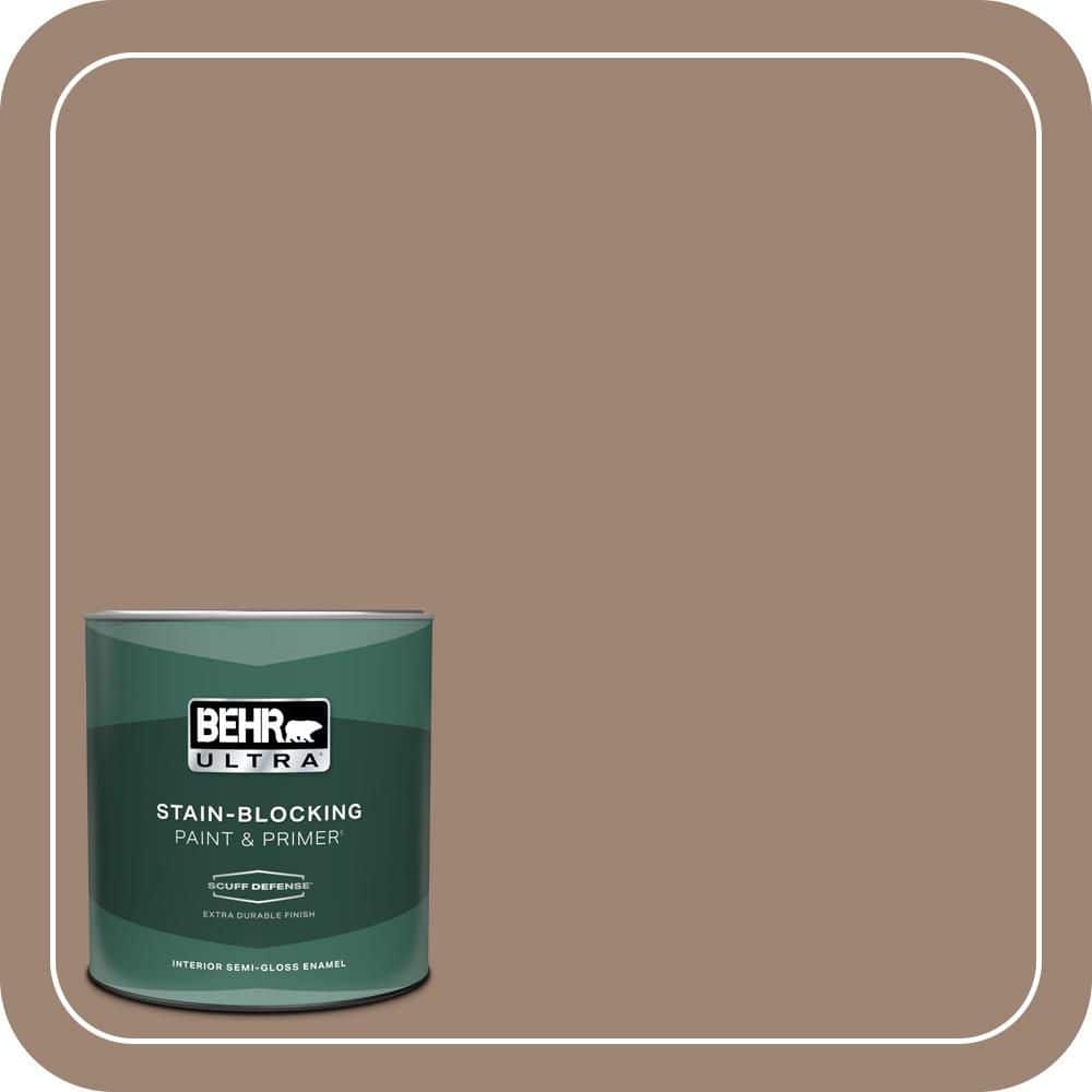 1 qt. #760B-5 Blanket Brown Extra Durable Semi-Gloss Enamel Interior Paint & Primer price history on PriceWatchPro