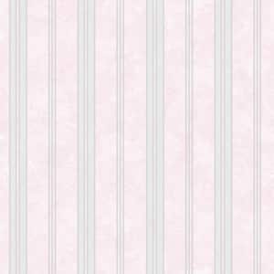 TextuRed Stripes Pink Vinyl Strippable Roll (Covers 54 sq. ft.)