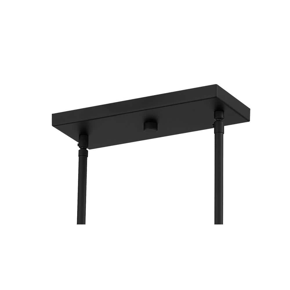 Camrin Contemporary Bell-Shaped 5-Light Island Pendant in Coal
