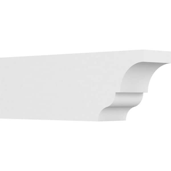 Ekena Millwork 5 in. x 8 in. x 24 in. Asheboro PVC Rafter Tail Brace