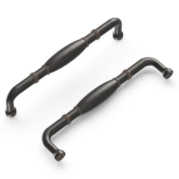 HICKORY HARDWARE Williamsburg 5-1/16 in. (128 mm) Vintage Bronze Cabinet Pull (10-Pack)