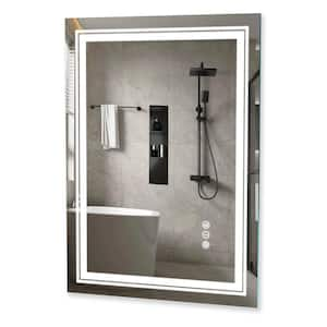 24 in. x 32 in. Rectangular Frameless Wall Mirror, Bathroom Vanity Mirror, Tempered Glass