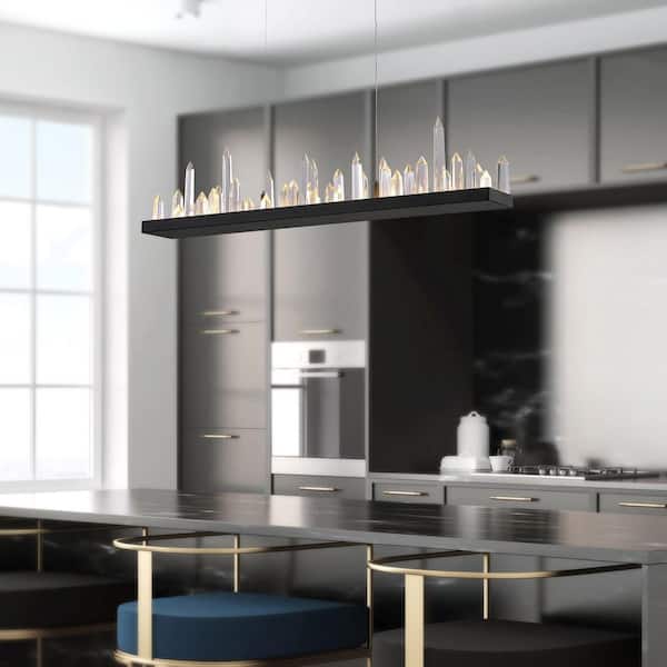 Juliette LED Chandelier With Black Finish
