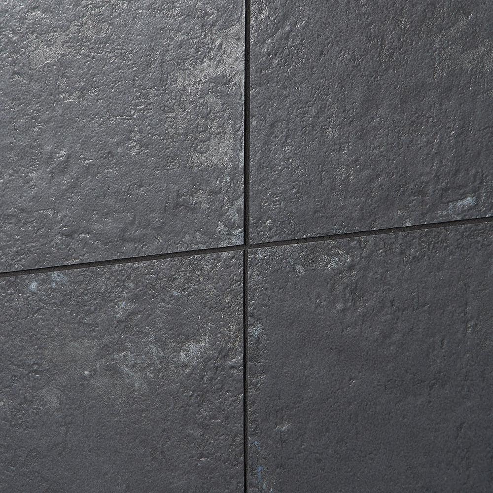 Stonehenge 24'' x 48'' Matte Black Porcelain Tile