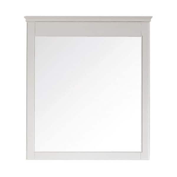 Avanity Windsor 18.0 in. W x 26.3 in. H Framed Rectangular Bathroom Vanity Mirror in White