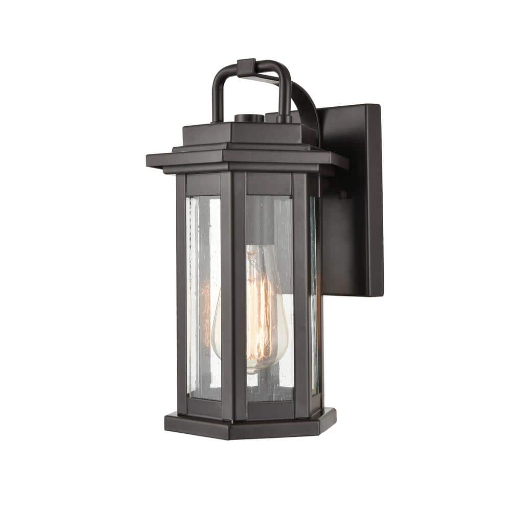 1-Light 12 in. Powder Coat Bronze Outdoor Wall Sconce price history on PriceWatchPro