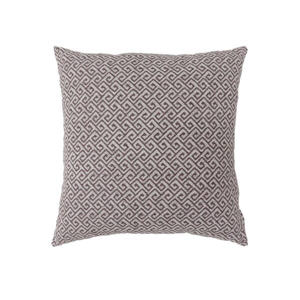William's Home Furnishing Ricki Brown Geometric Polyester 22 in. x 22 in. Throw Pillow