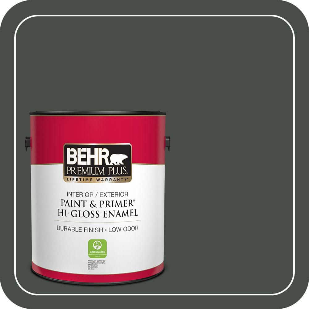 1 gal. #PPF-55 Forest Floor Hi-Gloss Enamel Interior/Exterior Paint & Primer price history on PriceWatchPro