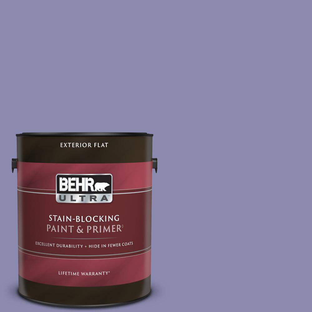 BEHR ULTRA 1 gal. M5505 Violet Aura Flat Exterior Paint