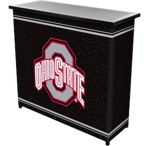 The Ohio State University 2-Shelf Black Bar with Case
