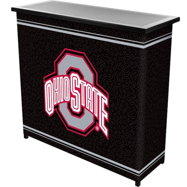 Trademark The Ohio State University 2-Shelf Black Bar with Case