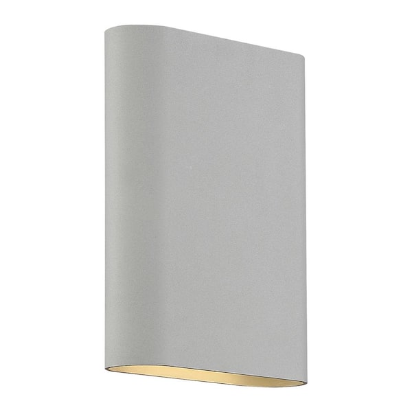 Access Lighting Lux Transitional 2-Light Satin, Frosted Dimmable Wall Sconce