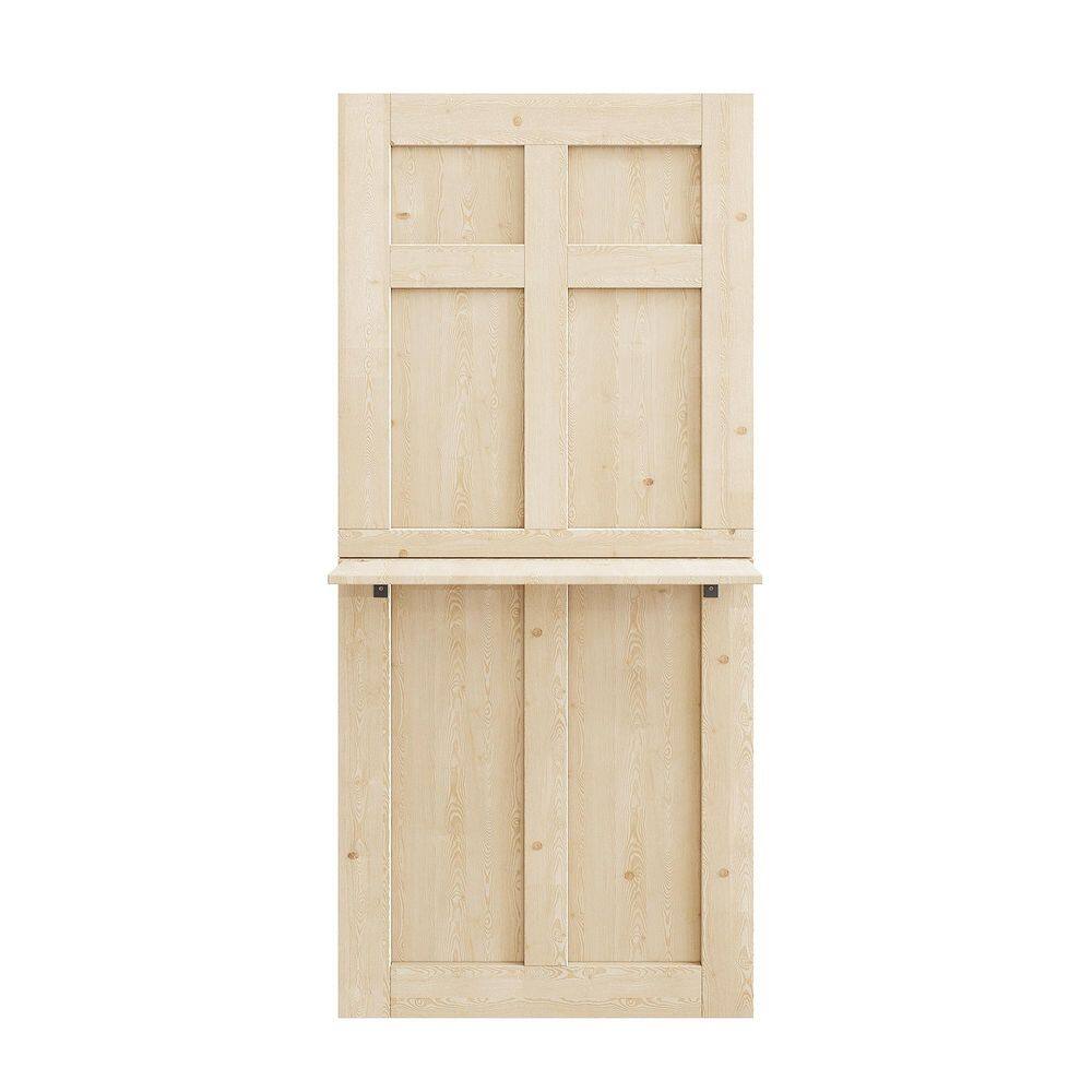 ARK DESIGN 36 in. x 80 in. Solid Pine Universal 6-Panel Unfinished
