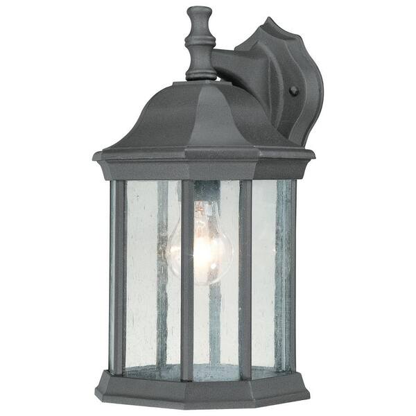 Philips Hawthorne 1-Light Black Outdoor Wall Lantern